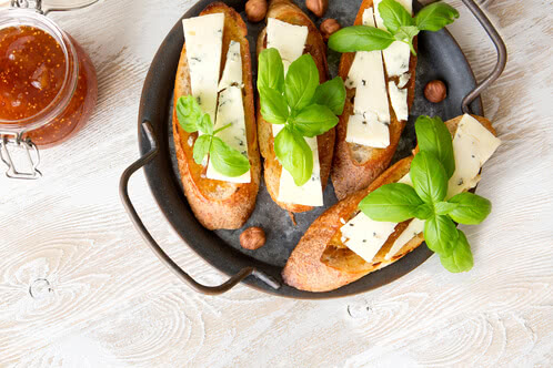 Przepis na bruschettę z Gorgonzola