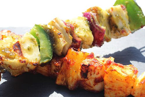 Przepis na szaszłyk z Halloumi – świeży z ziołami